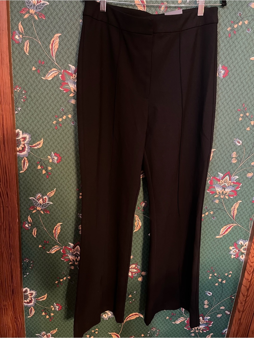 Worthington Pintuck Flare Women's Dress Pants- black